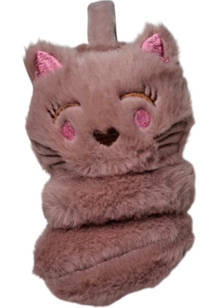 Spteks Kepp Kız Çocuk Koyu Pembe Renk Ayıcık Figürlü Sıcak Tutan Kışlık Peluş Kulaklık fırsatları