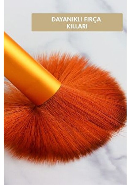 12'li Metal Kutulu Makyaj Fırça Seti Yumuşak Kıllar ile Profesyonel Kullanım İçin