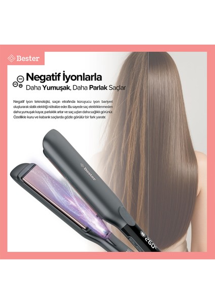 S9100 Proluxe Flexstyle 45MM Geniş Plakalı Saç Düzleştirici fırsatları