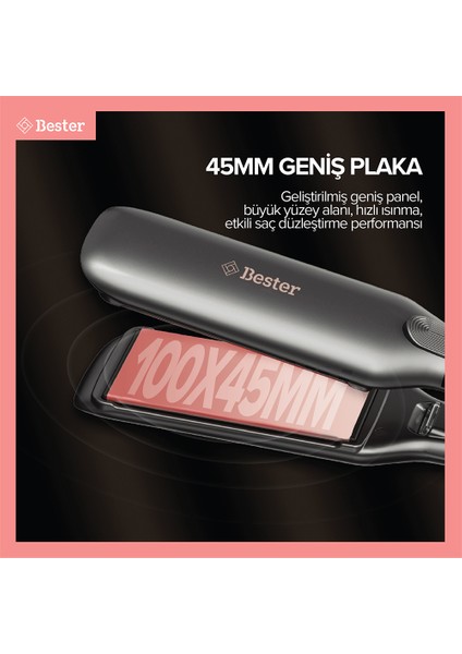 S9100 Proluxe Flexstyle 45MM Geniş Plakalı Saç Düzleştirici indirimleri