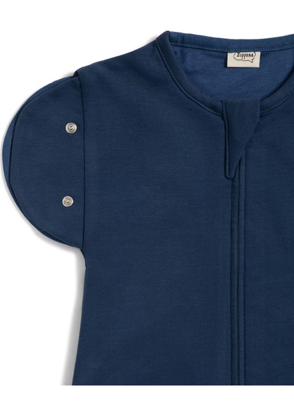 Çift Katlı Pamuk Bebek Kundak Tulum - 1,5 Tog - Lacivert modelleri