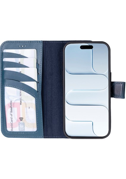 iPhone 17 Uyumlu Hakiki Deri Magsafe ve Rfıd Koruma Özellikli Çıkarılabilir Cüzdanlı Kılıf fırsatları
