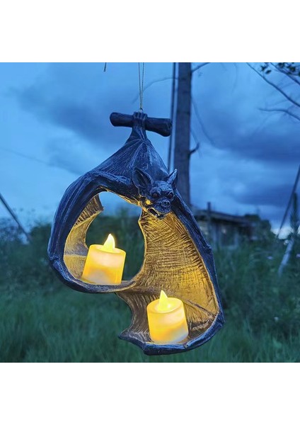 Yarasa Kolye Reçine Duvar Asılı Eğlenceli Mumluk (Yurt Dışından) fiyatları