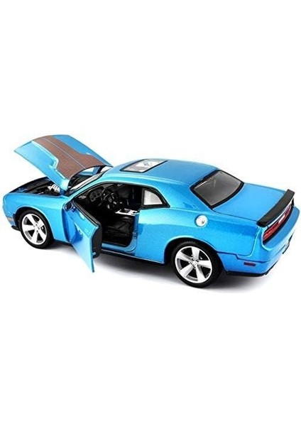 Maisto 1 24 Dodge Challenger Srt8 Mavi Diecast Metal Araba Modeli Özel Koleksiyon Oyuncak fırsatları