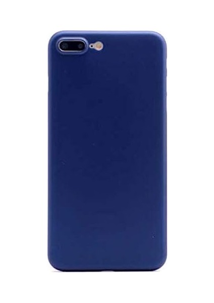 7 Uyumlu Sert Rubber Silikon Kılıf (Mavi)