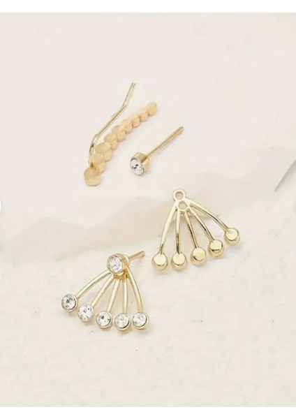 Trendy Rhinestone Küpe Seti fırsatları
