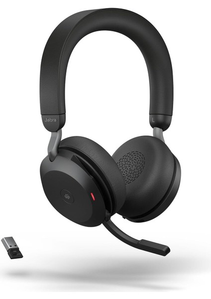 Evolve2 75 Kablosuz Pc Kulaklık, 8 Mikrofon Teknolojisi, Çift Köpük Kulaklık, Gelişmiş Aktif Gürültü Iptali, Usb-A ve Ms Takım Uyumluluğu, Siyah