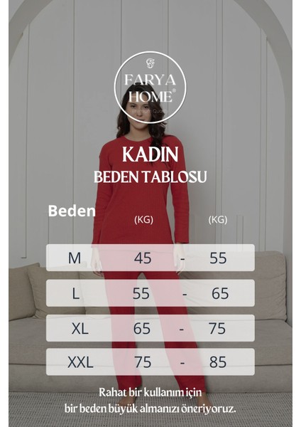 Pamuklu Kalın Kışlık Interlok Şeritli Uzun Kollu Örme Pijama Takımı fırsatları