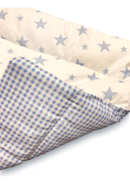 Lüks Nakışlı Alt Açma Minderi - Mavi