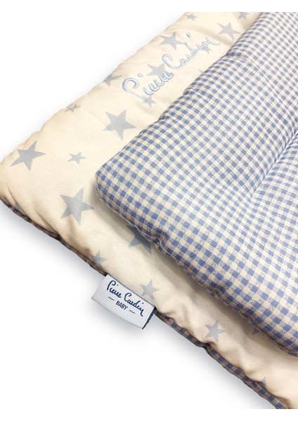 Lüks Nakışlı Alt Açma Minderi - Mavi