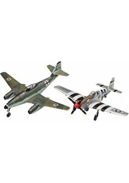 Combat Set ME262 ve P-51B Plastik Model Uçak Seti 1:72 111 Parça 10 Yaş ve Üstü fiyatları