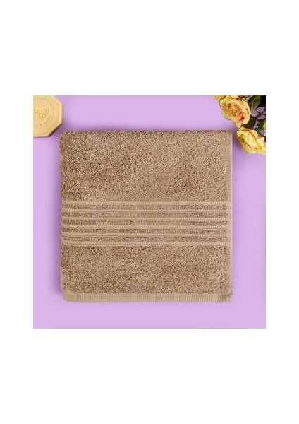 Soft Samantha Yüz Havlusu - Bej - 50X100 cm