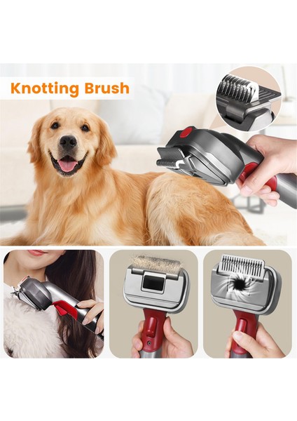 V7, V8, V10, V11, V12, V15 Tüy Dökme ve Düğüm Giderici Fırça Aparatı Köpekler ve Kediler Için Vakumlu Evcil Hayvan Bakım Seti (Yurt Dışından) modelleri