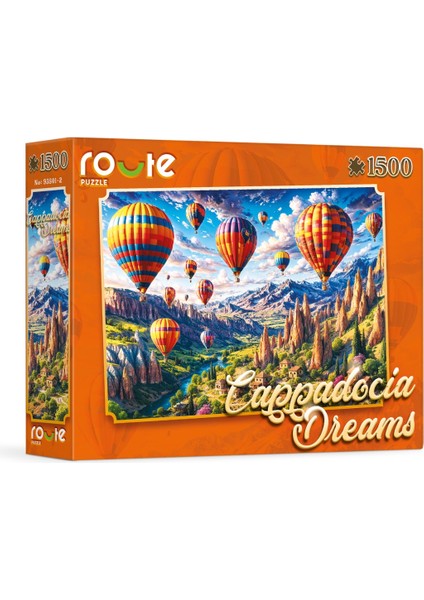 Puzzle 1500 Parça – Cappadocia Dreams | Kapadokya Balon Manzaralı Puzzle