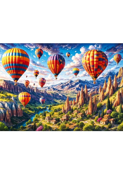 Puzzle 1500 Parça – Cappadocia Dreams | Kapadokya Balon Manzaralı Puzzle fiyatları