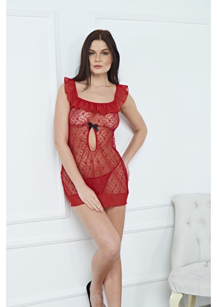 Kadın Şık Fantezi Elbise Gecelik Harness - Meleners fiyatları