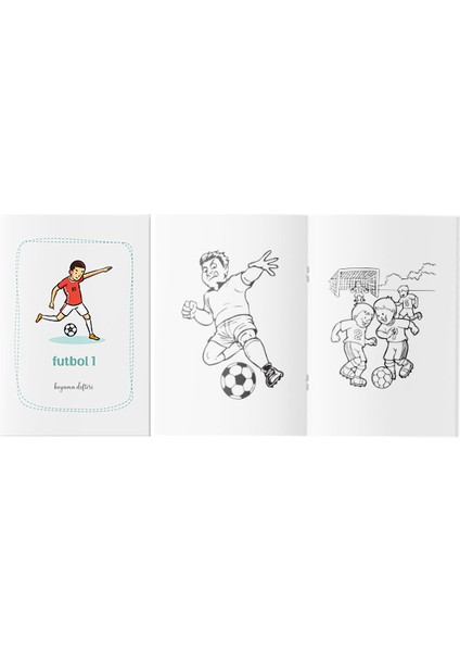 Futbol Boyama Kitabı 1