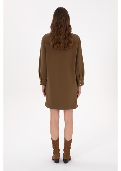 Kadın Haki Elbise (Örme) 50318191-VR027 fırsatları