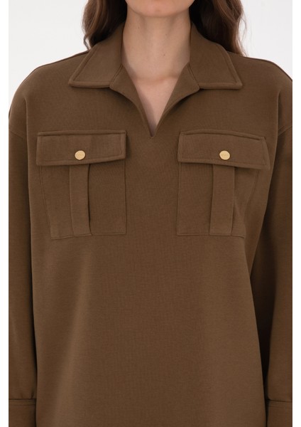 Kadın Haki Elbise (Örme) 50318191-VR027 indirimleri