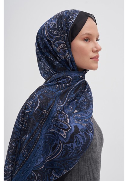 Diamond Lacivert Nilla Pamuklu Şal fırsatları