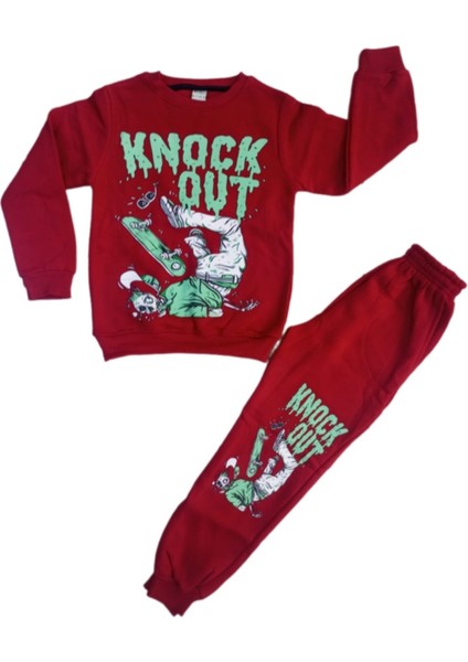 Erkek Çocuk 3 Ip Baskılı 8/11 Yaş Eşofman Takım fırsatları