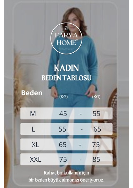 Pamuklu Kalın Kışlık Interlok Şeritli Uzun Kollu Örme Pijama Takımı modelleri