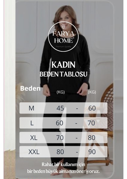 Pamuklu Kalın Kışlık Interlok Şeritli Uzun Kollu Örme Pijama Takımı fırsatları