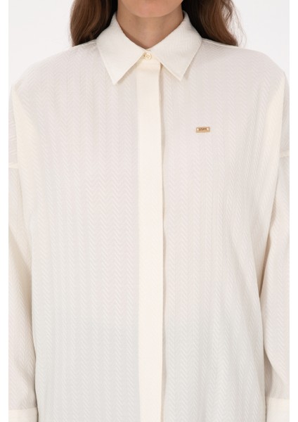 Kadın Gömlek Desenli 50316422-VR256