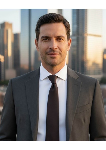 Nokta Desenli 7 Cm Genişliğinde Ince Kahverengi Kravat fırsatları