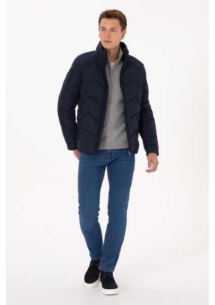 Erkek Lacivert Mont 50311643-VR033 fırsatları