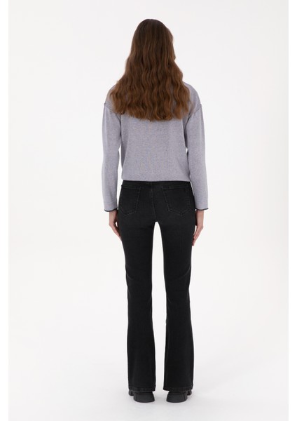 Kadın Siyah Pantolon (Jean) 50316567-DN0027 fırsatları