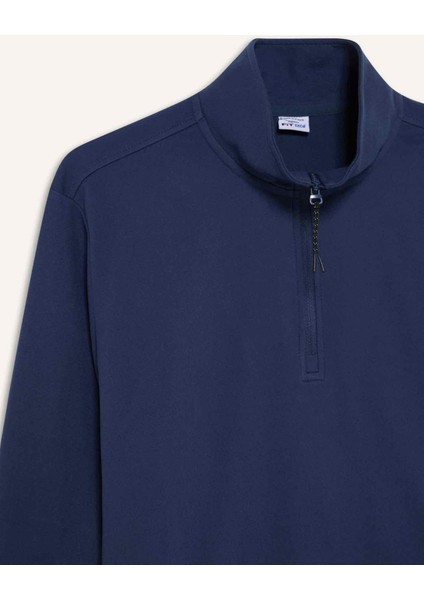 Fit Standart Fit Dik Yaka Yarım Fermuarlı Polar Sporcu Sweatshirt F2302AX25WN indirimleri