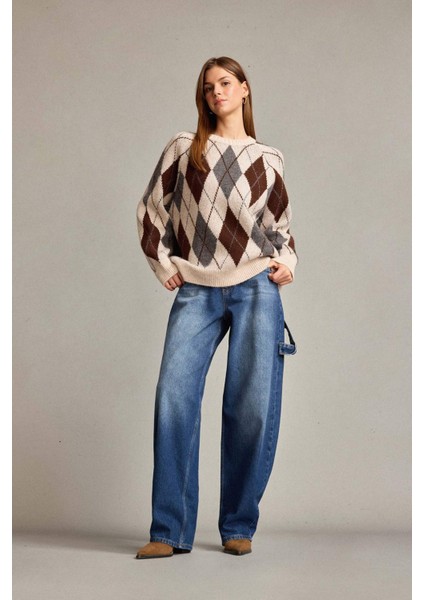 Baggy Fit Jean Pantolon G0465AX25SM