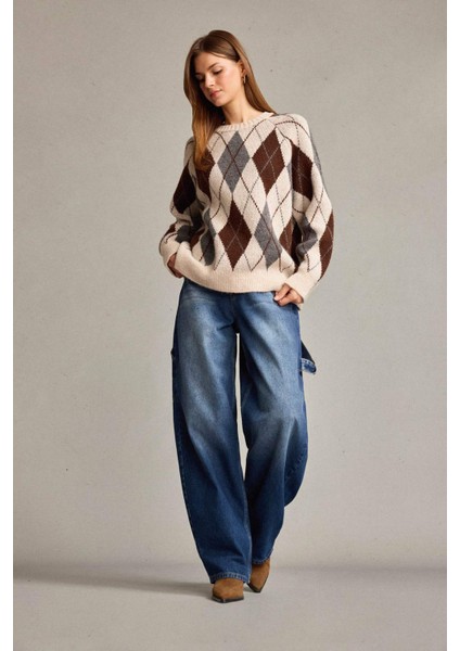 Baggy Fit Jean Pantolon G0465AX25SM fiyatları