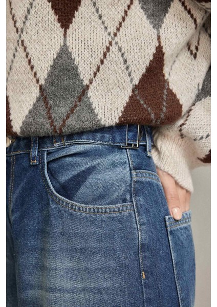 Baggy Fit Jean Pantolon G0465AX25SM