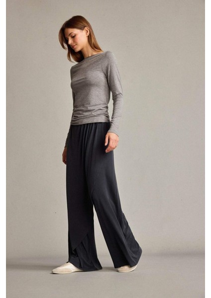 Relax Fit Normal Bel Düz Paça Modal Pantolon G1338AX25SM modelleri