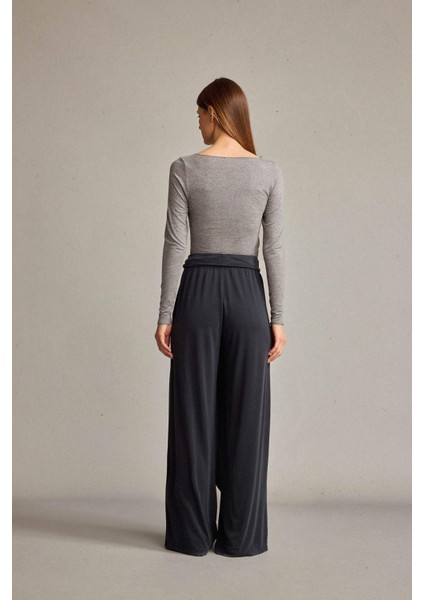 Relax Fit Normal Bel Düz Paça Modal Pantolon G1338AX25SM