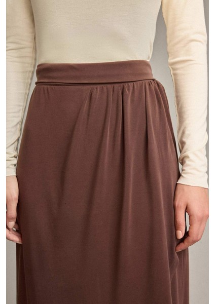 Relax Fit Normal Bel Düz Paça Modal Pantolon G1338AX25SM