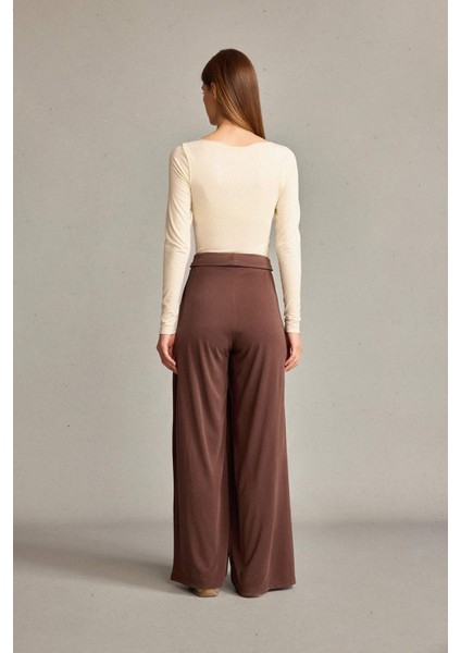 Relax Fit Normal Bel Düz Paça Modal Pantolon G1338AX25SM