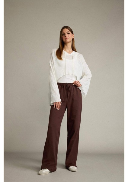 Crop Kapüşonlu Pamuklu Uzun Kollu Hırka G1589AX25SM fiyatları