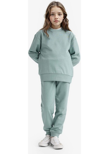 Kız Çocuk Standart Fit Basic Düz Beli Lastikli Okul Jogger Eşofman Altı Y1226A625AU fiyatları