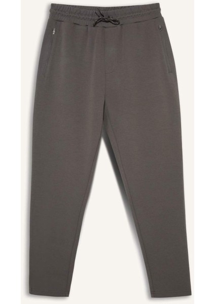 Fit Slim Fit Dar Kesim Fermuarlı Standart Paça Jogger Eşofman Altı S3309AZ25AU fırsatları