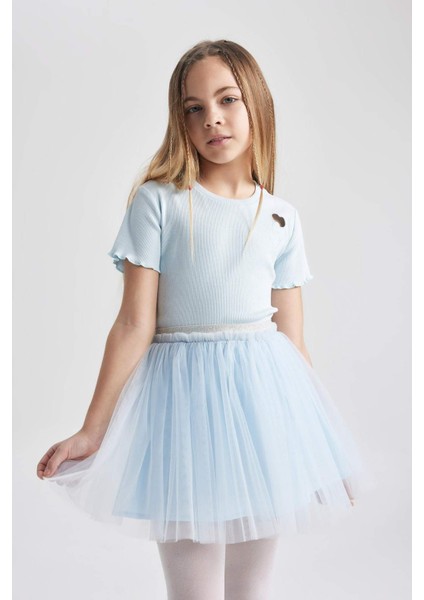 Kız Çocuk Beli Lastikli Beyaz Tütü Etek C0086A824SM modelleri