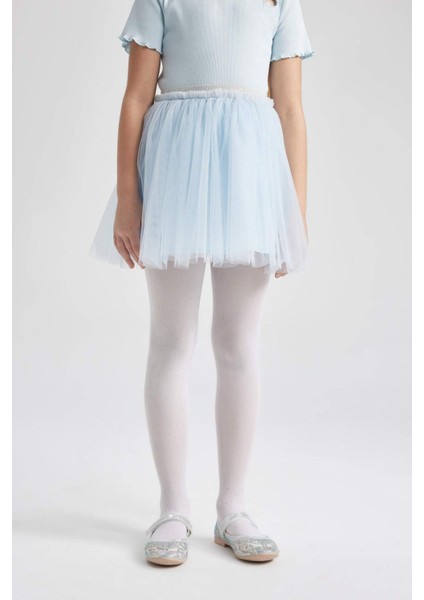 Kız Çocuk Beli Lastikli Beyaz Tütü Etek C0086A824SM fırsatları