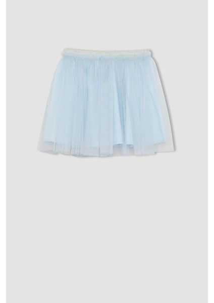 Kız Çocuk Beli Lastikli Beyaz Tütü Etek C0086A824SM