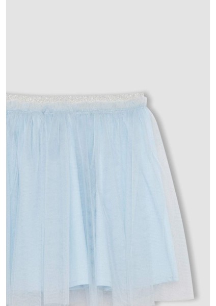 Kız Çocuk Beli Lastikli Beyaz Tütü Etek C0086A824SM