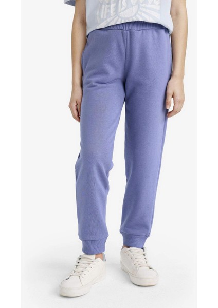 Kız Çocuk Standart Fit Basic Düz Beli Lastikli Okul Jogger Eşofman Altı Y1226A625AU modelleri