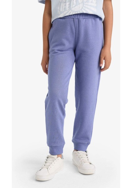 Kız Çocuk Standart Fit Basic Düz Beli Lastikli Okul Jogger Eşofman Altı Y1226A625AU fırsatları