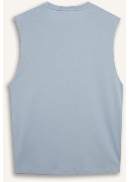 Boxy Fit Bisiklet Yaka Sporcu Atlet A1821AX25HS