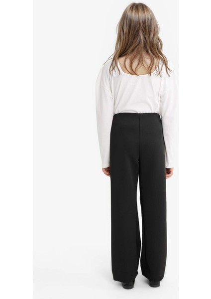 Kız Çocuk Relax Fit Skuba Dalgıç Kumaş Pantolon F3016A825AU indirimleri